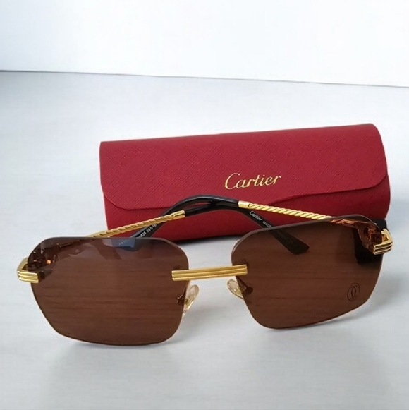 Cartier Classic C DE Cartier Motif Sunglasses - Picture 2 of 13